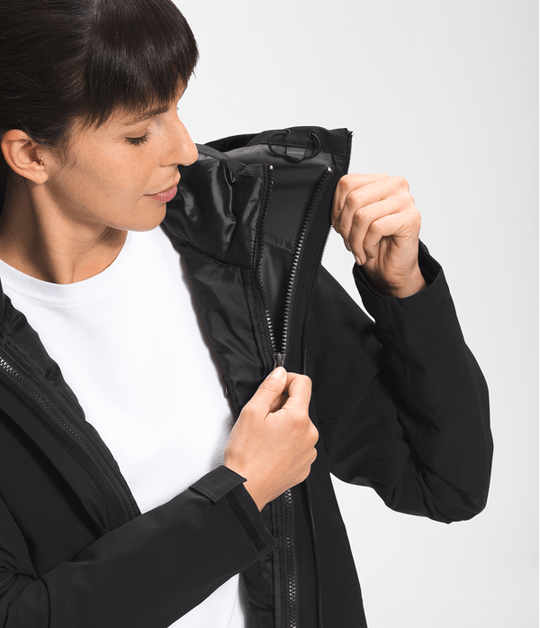 Parka Feminina Thermoball Eco Triclimate Preta